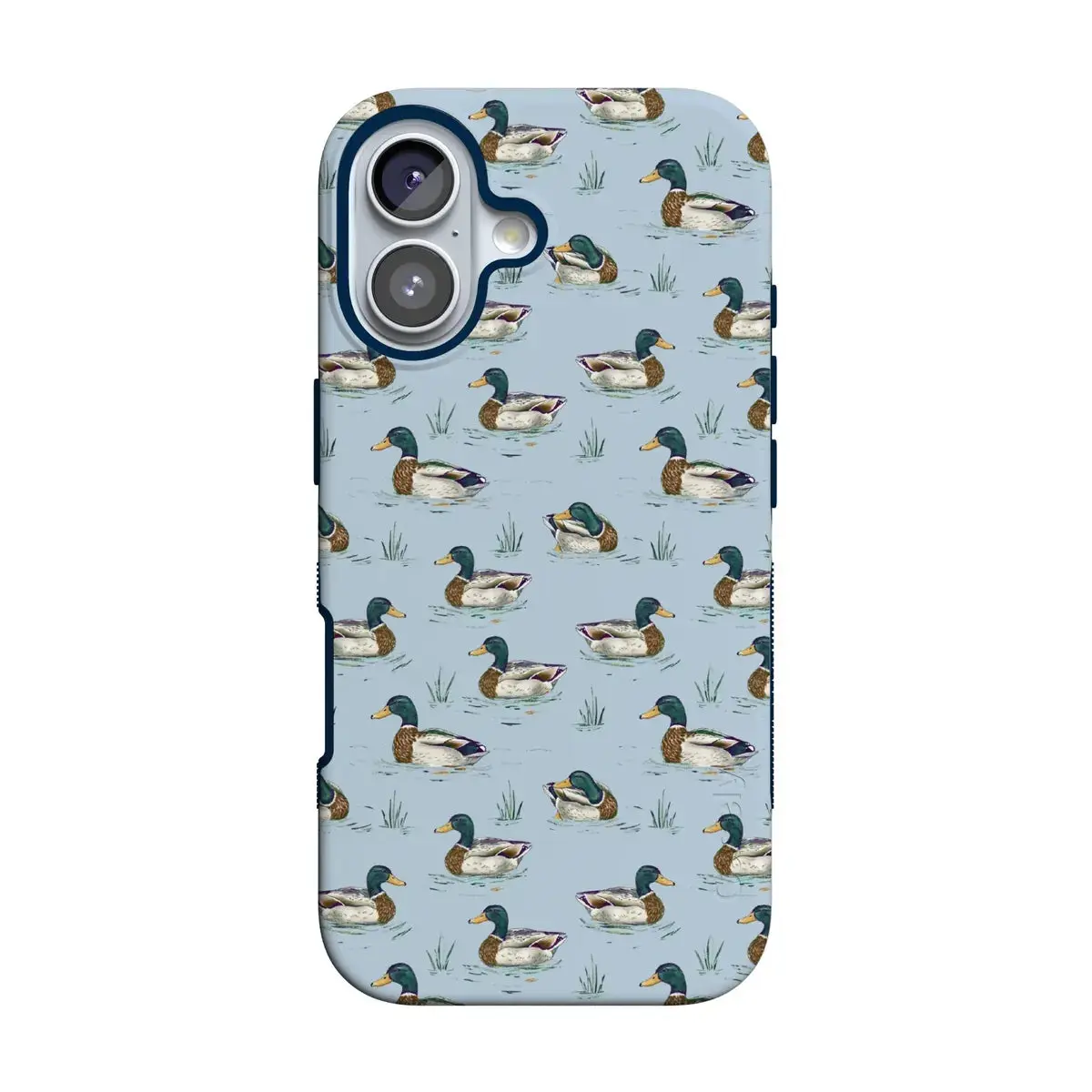 Casely iPhone 16 Case | The Boyfriend Collection | Blue Mallard & Co. | Bold Protective Design | Compatible with MagSafe
