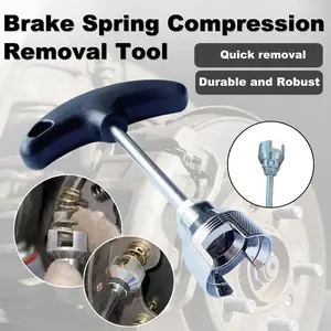 Automotive Brake Spring Compression Removal Tool, Brake Repair Manual Tool, Automotive Brake Spring Compression Removal Tool, Portable Home Garage Vehicle Repair Accessory, Automotive Maintenance Tools