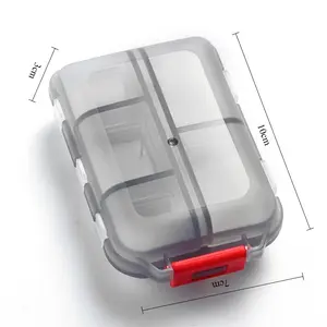 Small medicine box packing box portable pill sealed medicine storage box