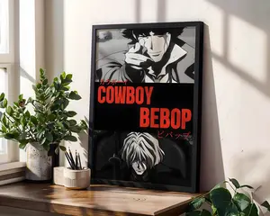 Cowboy Bebop Anime Poster Vintage Manga Art Print ( Unframed - Print Only )