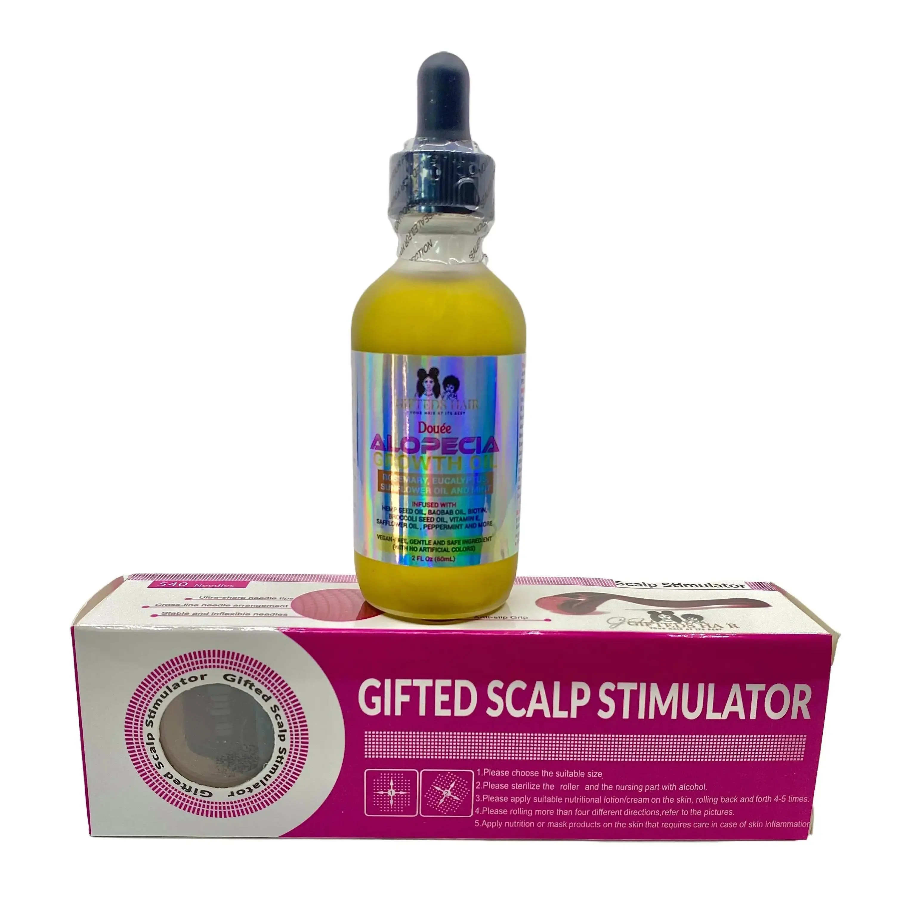 With Scalp Stimulator