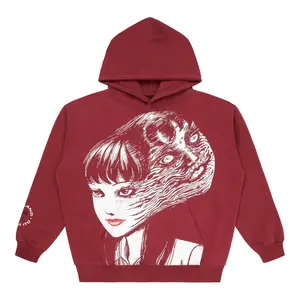 JUNJI ITO JUMBO TOMIE HOODIE (RED)