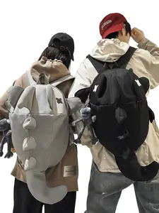 Shark Design Backpack, Casual Large Capacity Backpack with Adjustable Strap, Fashionable Backpack for School & Travel for Men & Women