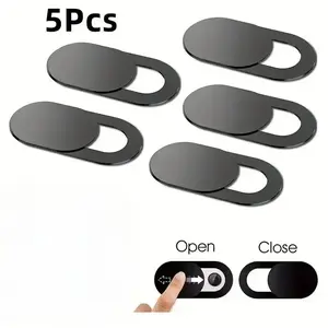 Webcam Cover Shutter Slider, Self-Adhesive Laptop Camera Cover and Phone Lens Protective Sticker for Smartphones, Laptops and PCs, Tech Accessory