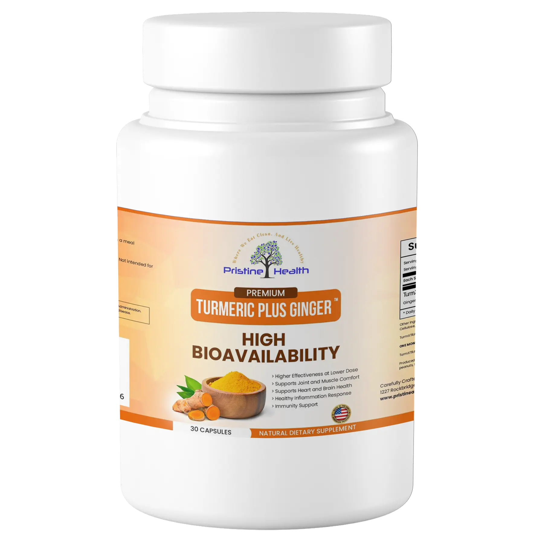 Pristine Health Turmeric Plus Ginger Formula