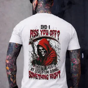 Skull Reaper Streetwear Graphic Tee