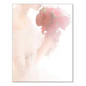 Wedding Day Letterhead Laser & Inkjet Printer Paper - 8.5in. x 11in. - 25 Sheets (olh277)