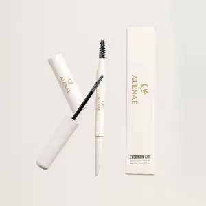 Alenae PERFECT DUO Professional Eyebrow Shaping & Definition Kit - Fine Tip Brow Pencil & High-Hold Brow Gel for Defined & Laminated Brows
