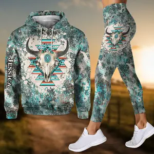Western Girl - Personalized Western Outfit Hoodie and Leggings