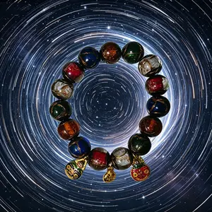 Incense Ash Glass Golden Beast Bracelet - Enhance Personal Aura, Stabilize Magnetic Field, Ward Off Evil Qi, Protection & Luck Activation