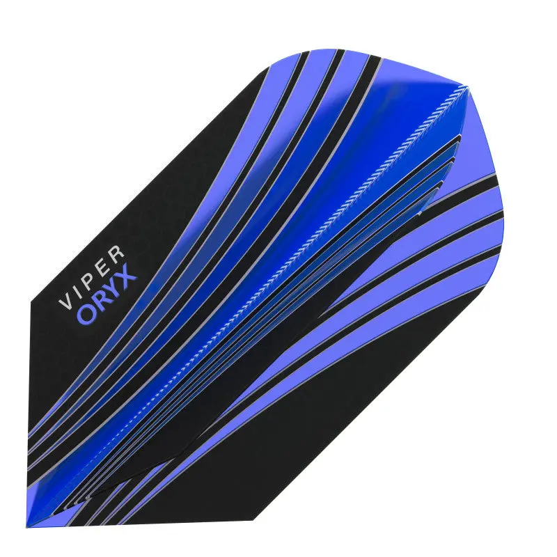 Viper Oryx V-100 Slim Dart Flights Pack, 100 Micron Aerodynamic Stripe Bold Design Darts Equipment for Sports & Outdoor Leisure, Durability, Hex Pattern, High Strength, High Velocity, Subtle Texture
