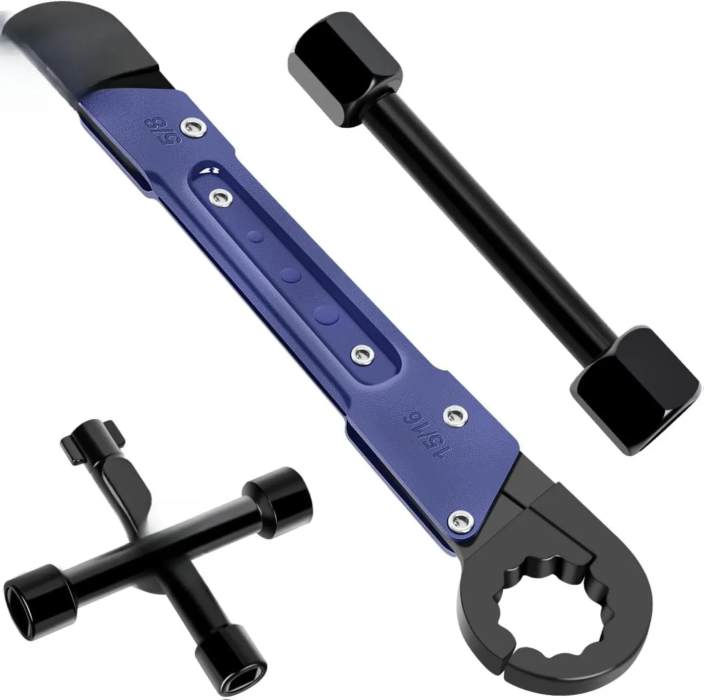 Professional Plumbing Angle Stop Wrench Kit – For Installing & Removing Compression Angle Stops