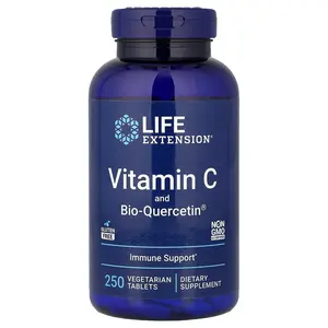 Life Extension Vitamin C and Bio-Quercetin®, 250 Vegetarian Tablets
