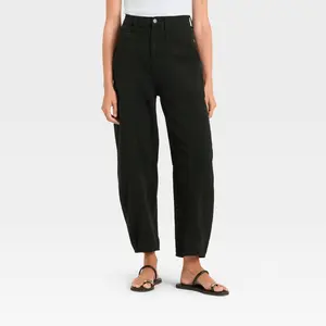 Women's High-Rise Utility Barrel Jeans - Universal Thread