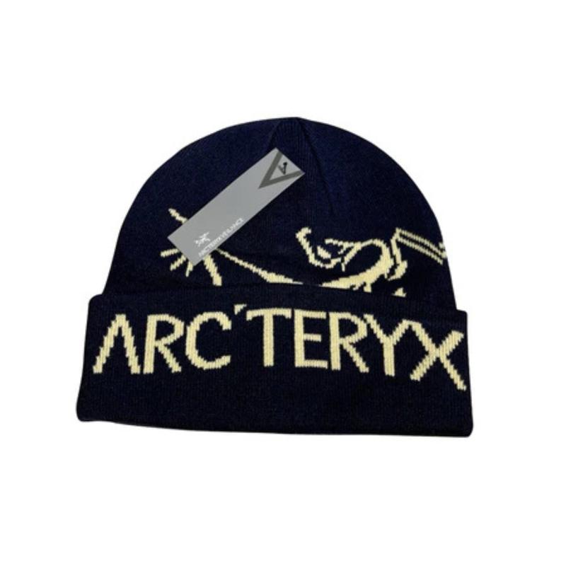 Arc'teryx Knit Beanie Fernie Dino Patch Hat - Comfortable Knit Material with Unique Dino Patch for Everyday Wear