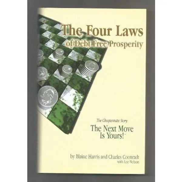 USED Book - The Four Laws of Debt Free Prosperity by Blaine Harris (Hardcover) - english