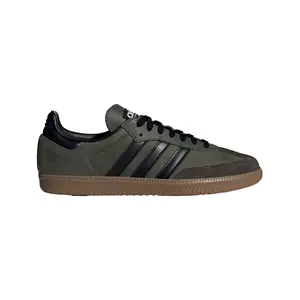 Adidas Samba OG Green/Core Black/Brown Desert  IE9163 Men's