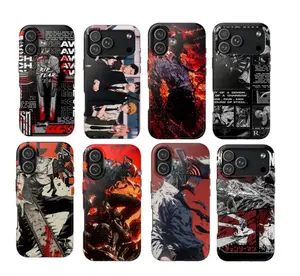 Chainsaw Man Phone Case, Blood, Chaos and Wild Freedom, A Brutal Aesthetic for Those Who Fear Nothing, Cover For iPhone 17 16 15 14 13 12 11 Plus Pro Max