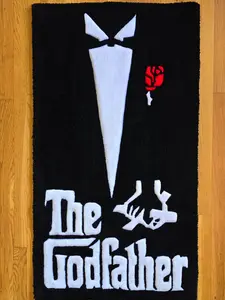 The Godfather Movie Hand Tufted Rug 22"x 44"