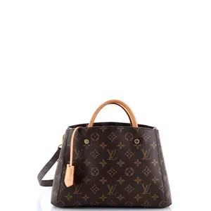 Pre-owned Louis Vuitton Canvas Coated Top Handle Bags Montaigne Handbag Monogram Canvas BB by Rebag