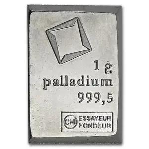 Valcambi Suisse 1 Gram Palladium Bar (50x1 Breakable)