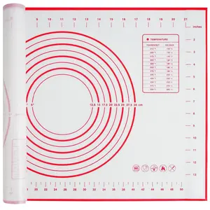 Non-Stick Pizza & Cake Baking Mat - Anti-Slip & Easy to Clean, Kitchen Tool for Home Bakers and Cooking Enthusiasts, Durable Kitchen Utensil, Heat-Resistant Silicone Material, Pastry Chef Essential, Baking Supplies, Baking Accessories, Bakeware