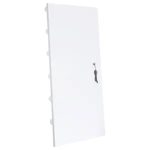 Zayan 32 x 71 Inch Floor Mirror LED Lighting White Gloss