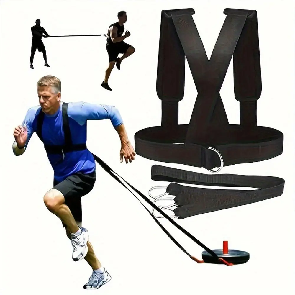 Resistance Band, Heavy Exercise Bands, 220lb Training Belt for Running, Waist Fitness Training Band, Sports Traction Belt for Running, Gym Accessories, Workout Accessories, Workout Equipment