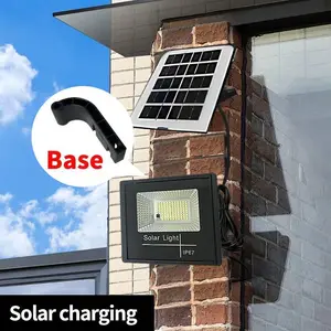 102 LED Solar Wall Light IP67 Waterproof Light Sensing Floodlight Auto Sensing Outdoor Sensor Light With Remote Control Adjustable Brightness Garden Patio Solar Light