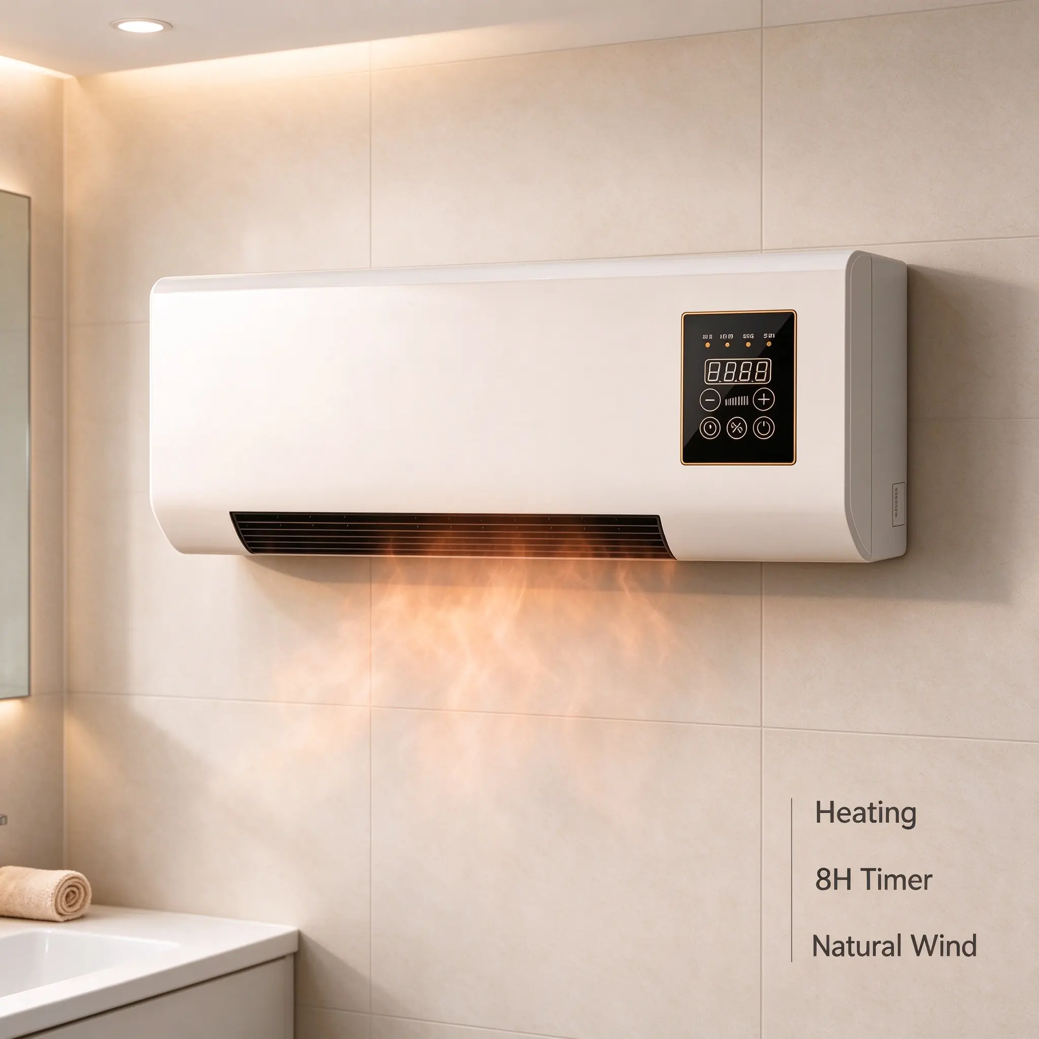 Window Air Conditioner with Heating Mode, Steady Warm Air Flow, Cozy Room Heating in Minutes, Efficient Home Comfort Solution