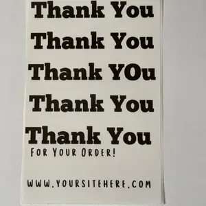 Thermal Labels 4"x6" Packaging Label for Your Order Thank You Message