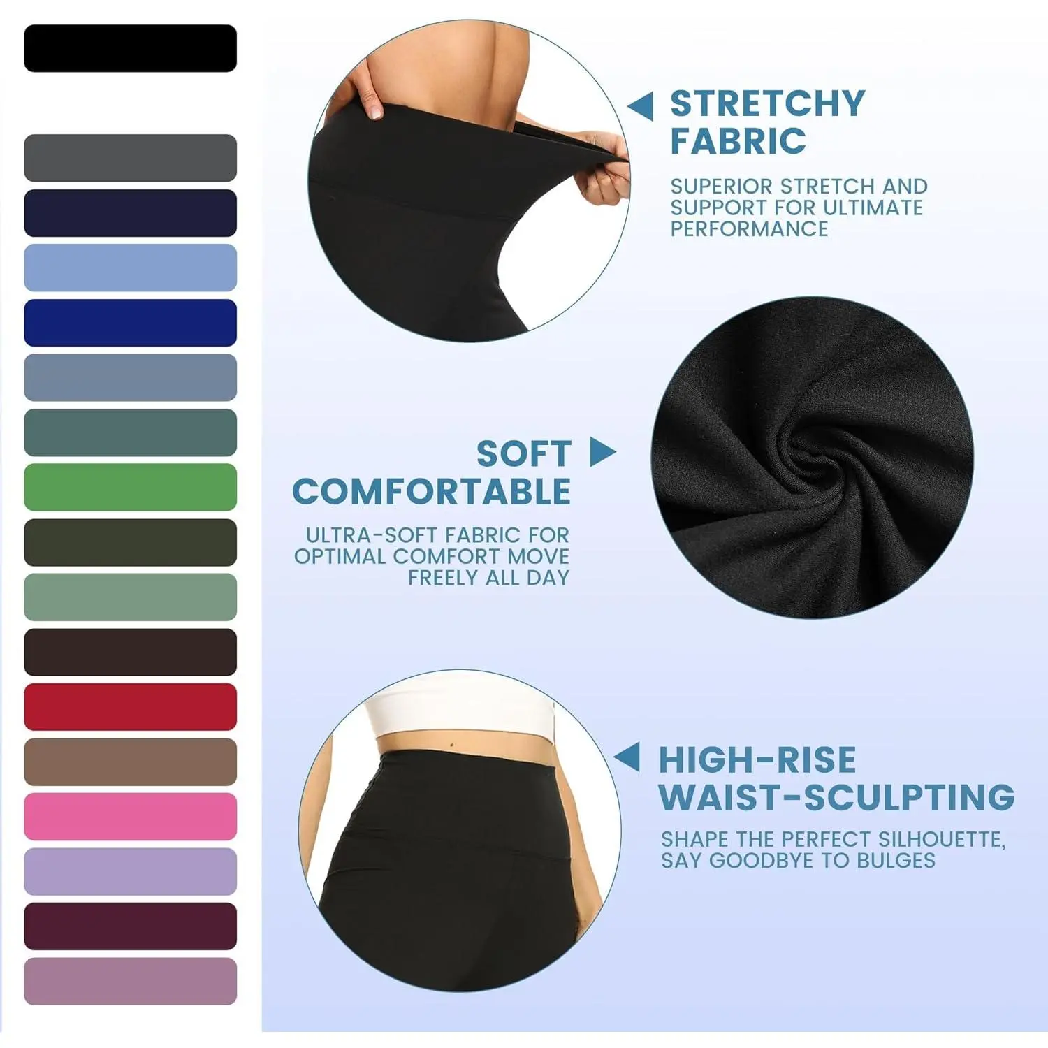 Outdoor&sports YOLIX Workout Leggings for Women - High Waisted Yoga Pants Tummy Control Compression for Running Outdoor&sports YOLIX Workout Leggings for Women - High Waisted Yoga Pants Tummy Control Compression for Running