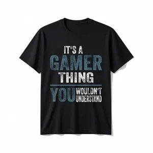 Funny Gamer Phrase Cotton T Shirt for Boys Age 8 to 16 Perfect Breathable Durable Crew Neck Short Sleeve Seasonal Gift