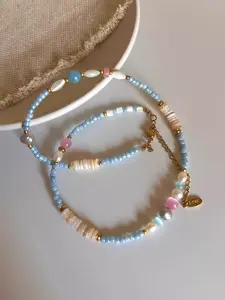 Pearl Shell Beaded Necklace by Fresh Spring jalenpearlnecklace pearl necklaces oyster pearl