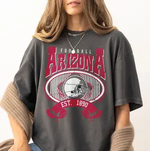 Arizona Football Vintage Style Comfort ColorsCrewneck T-Shirt,Vintage Style Arizona T-Shirt,Cardinal Shirt,Sunday Football