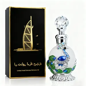 Christmas Limited Edition! 15ML Vintage Peacock Decorative Aromatic Scent Fragrance Oil + Christmas Ribbon, Festive Holiday Aromatherapy Gift Set, Scented Oils, Home Fragrances