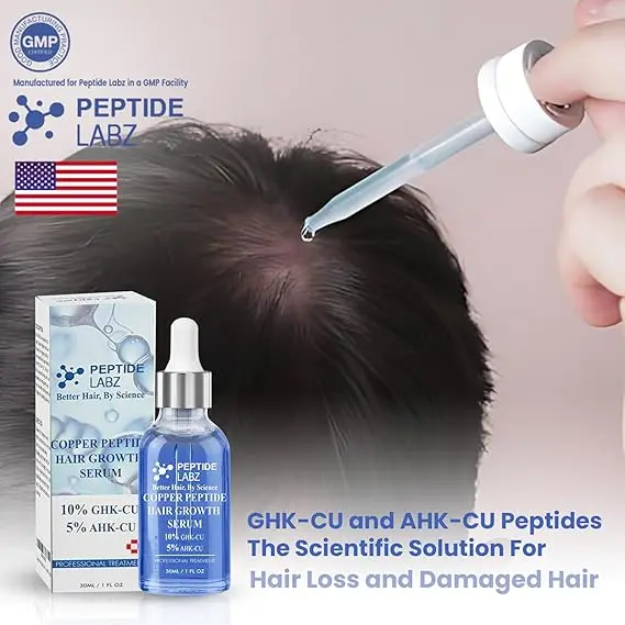 Copper Peptide Hair Growth Treatment Serum, GHK-Cu and AHK-Cu, Licorice Extract,1oz Haircare Comfort - TikTok Shop Copper Peptide Hair Growth Treatment Serum, GHK-Cu and AHK-Cu, Licorice Extract,1oz Haircare Comfort - TikTok Shop