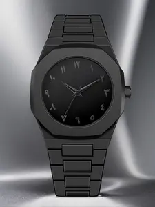 Waterproof Men's Quartz Watch, Casual Analog Watch, Stylish Casual Design with Gift Box and Strap Adjuster, Perfect for Daily Commutes and Gifting