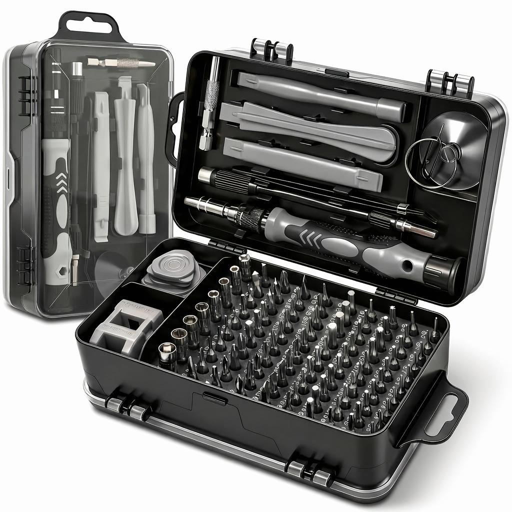 117in 1 Or 132in 1 Precision Screwdriver Set, Small Screwdriver Set And Magnetic Repair Tool Kit with Torx Triwing Bits, Multi Screwdriver, Multi Bit Screw Driver, Bit Driver, Phillips Screwdriver And Flathead Screwdrivers for Electronics