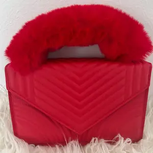 Klassy Red Faux Handbag Klassy Red Faux Handbag