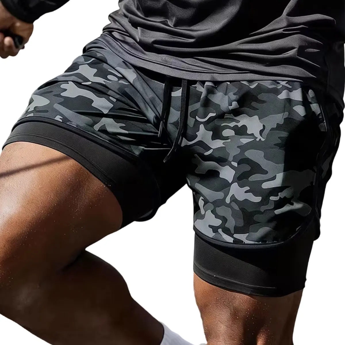 Men’s summer sports shorts — men’s training/fitness shorts, quick-dry stretchy running shorts, lightweight breathable shorts, versatile athletic shorts, fitness running shorts, men’s shorts, swim trunks, basketball shorts