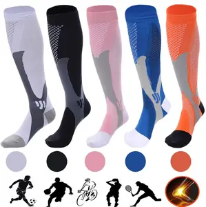 Compression Socks for Men & Women, Graduated Athletic Support Socks for Running, Travel, Circulation & Recovery
