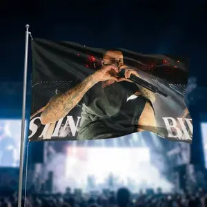 Bieberchella JB Heart Flag, Prince of Pop Flag, Sorry Flag, Pop Star Decor