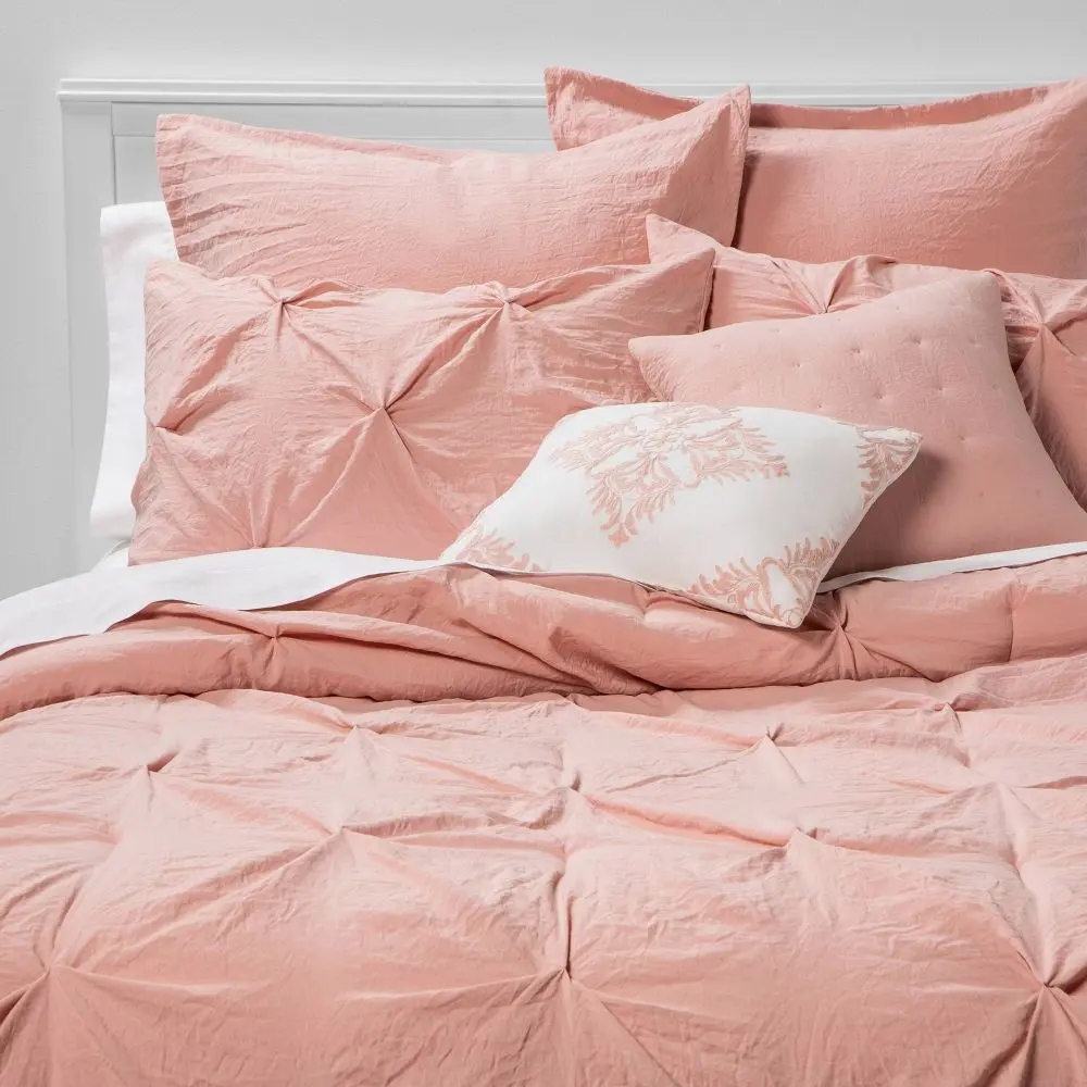 8pc Pinch Pleat Comforter Set - Threshold