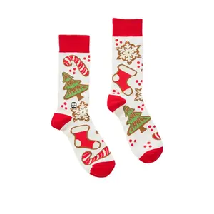 Bonfolk Christmas Gingerbread Cookie Socks (Pair)