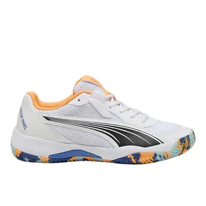 PUMA Mens Nova Court Padel Tennis Sneakers Shoes - White