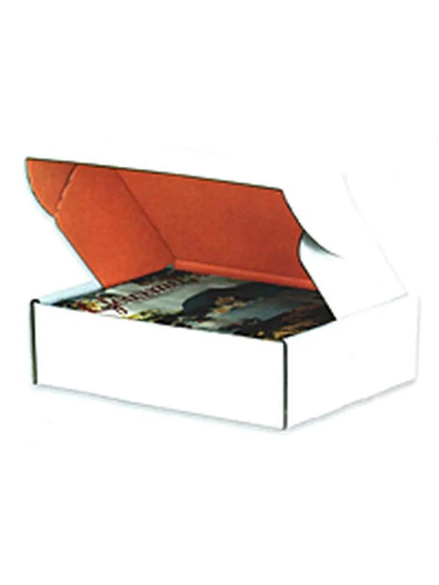 Box Partners MFL18124 Deluxe Literature Mailers - 18 in. x 12 in. x 4 in., 25 Count, Mail Compatible, Assembles in Seconds, Front Outside Tuck Closure, Maximum Protection, Protective Side Flaps, Corrugated Cardboard, Document Safe, Ships And Stores Flat