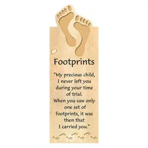 "Footprints" Magnetic Bookmark