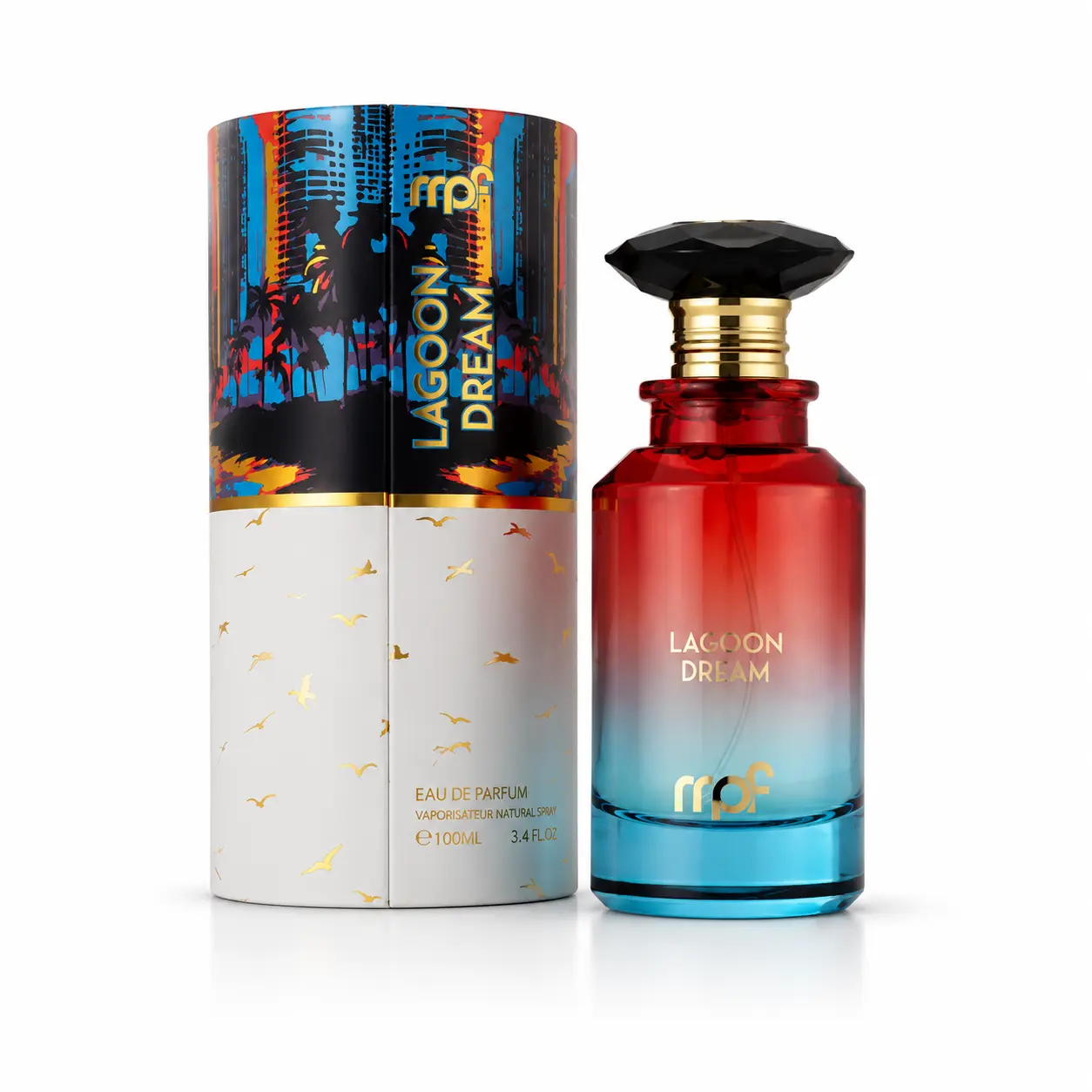 MPF Lagoon Dream Unisex Eau De Parfum - 3.4 oz/100ml Luxury Fragrance with Fresh Citrus, Neroli, Rose, Cedarwood & Musk, Long-Lasting Scent