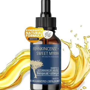 BALM OF GILEAD Neuropathy Frankincense & Sweet Myrrh Therapeutic Rubbing Oil - Instant Diabetic's & Autoimmune Dry Skin Relief & Repair, 2 fl oz